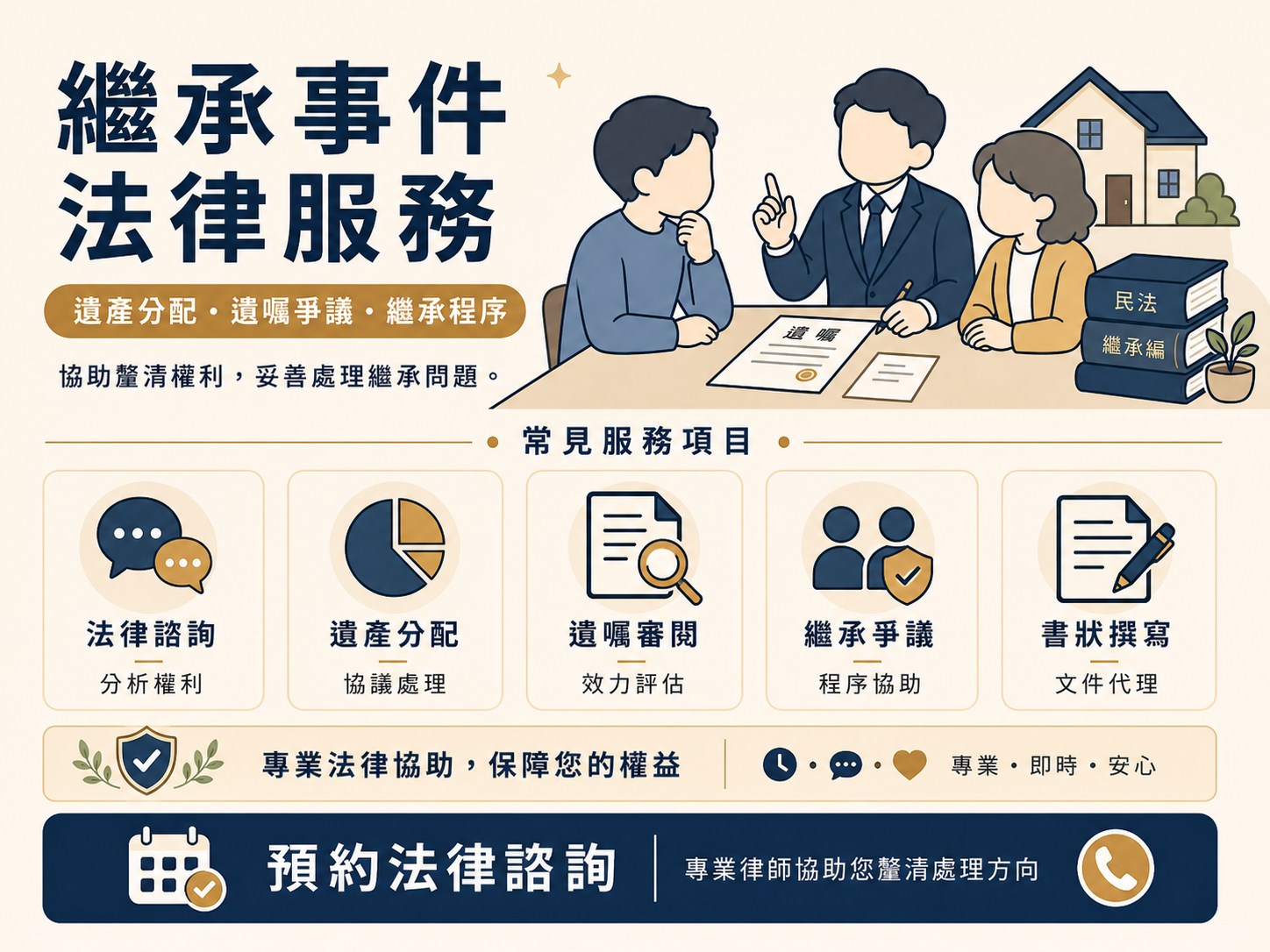 繼承事件法律服務