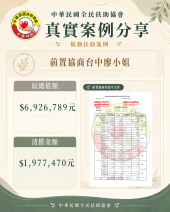 前置協商/台中廖小姐