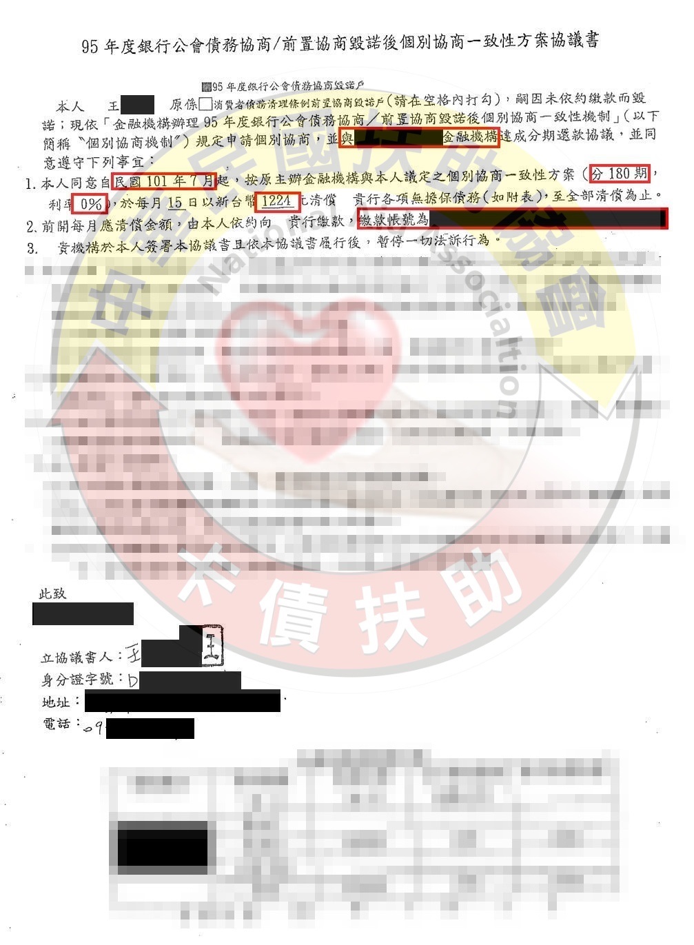 台南王小姐-協商成功依180期0%月付1,224元